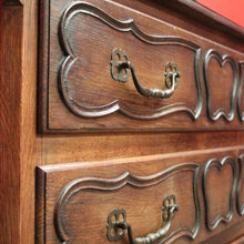 Load image into Gallery viewer, x SOLD Vintage French Chest of Drawers, 3 Drawer Hall Cupboard Cabinet Chest of Drawers. B10194
