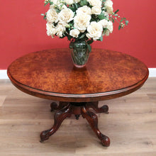 Load image into Gallery viewer, x SOLD Antique English Burr Walnut Table, Sofa Table, Hall Table, Coffee, Centre Table B10798
