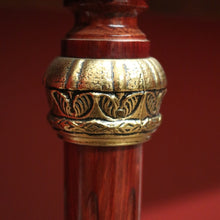 Load image into Gallery viewer, x SOLD Vintage Italian Walnut, Marble and Gilt Brass Hall Table, Lamp or Side Table B11252
