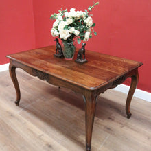 Load image into Gallery viewer, x SOLD Antique French Dining Table, French Oak Kitchen Table with Scalloped Apron B10947
