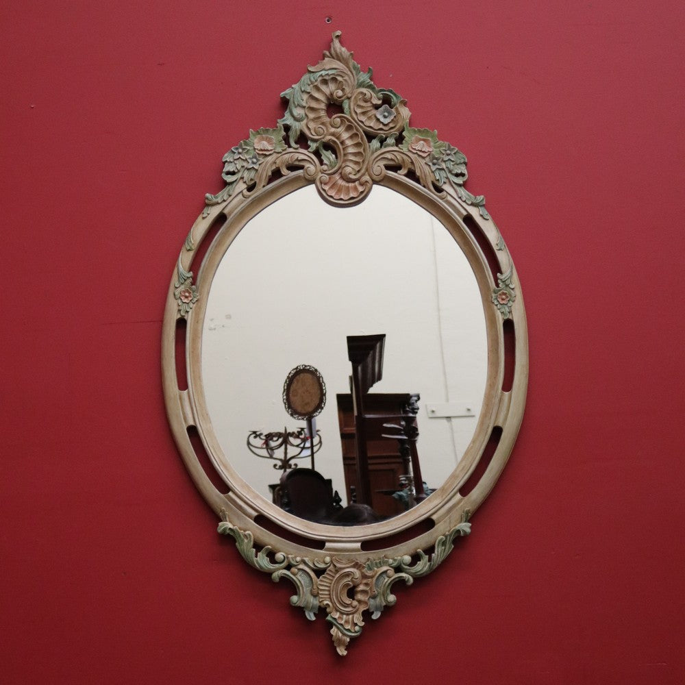 x SOLD Vintage Italian Mirror, Hand Painted Rococo Mirror, Late Baroqu ...