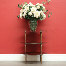 Load image into Gallery viewer, Antique French Napoleon III Etagere 3 Tier What Not Side Table Marquetry Shelves
