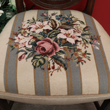Load image into Gallery viewer, x SOLD Pair of Antique English Hepplewhite Bed Room Chairs Tapestry Seat Hall Chairs. B9658
