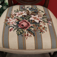 Load image into Gallery viewer, x SOLD Pair of Antique English Hepplewhite Bed Room Chairs Tapestry Seat Hall Chairs. B9659
