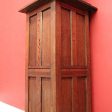 Load image into Gallery viewer, x SOLD Antique French Jardinière Stand, Oak Pedestal Plant Stand, Statue Holder Stand. B10349
