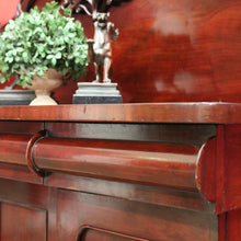 Load image into Gallery viewer, x SOLD Antique English Mahogany Sideboard, Inverted Breakfront Sideboard Buffet Cabinet B10734
