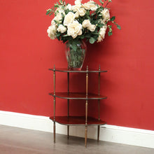 Load image into Gallery viewer, x SOLD Antique French Napoleon III Etagere 3 Tier What Not Side Table Marquetry Shelves. B10093
