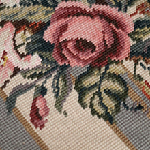 Load image into Gallery viewer, x SOLD Pair of Antique English Hepplewhite Bed Room Chairs Tapestry Seat Hall Chairs. B9658
