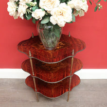 Load image into Gallery viewer, x SOLD Antique French Napoleon III Etagere 3 Tier What Not Side Table Marquetry Shelves. B10093
