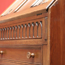 Load image into Gallery viewer, x SOLD Antique Writing Bureau Desk, French Oak Drop Front Bureau Desk Chest of Drawers B10535
