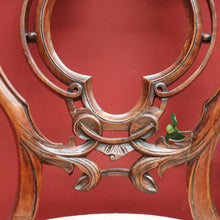Load image into Gallery viewer, x SOLD Set of 2 Antique English Hall Chairs, Pair of Antique Walnut Sofa Bed room Chair B10671
