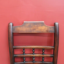 Load image into Gallery viewer, x SOLD Antique French Oak and Rush Seat Armchair, Hall Chair, Verandah Chair B10681
