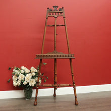 Load image into Gallery viewer, x SOLD Antique French Walnut Easel, French Painters Easel, Painting Holder, Music Stand B10521
