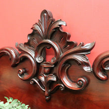 Load image into Gallery viewer, x SOLD Antique English Mahogany Sideboard, Inverted Breakfront Sideboard Buffet Cabinet B10734
