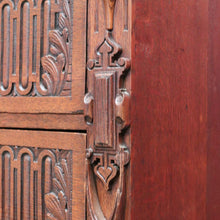Load image into Gallery viewer, x SOLD Antique French Chest of Drawers, French Oak and Brass Carved Hall Chest Cabinet B10882
