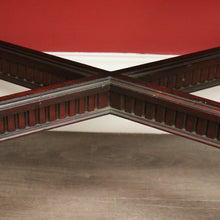 Load image into Gallery viewer, x SOLD Antique English Hall Table, English Walnut Cross Stretcher Lounge, Sofa Table. B10405
