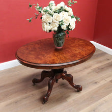 Load image into Gallery viewer, x SOLD Antique English Burr Walnut Table, Sofa Table, Hall Table, Coffee, Centre Table B10798
