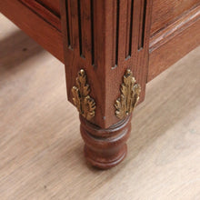 Load image into Gallery viewer, x SOLD Antique French Oak Bed Double Bed Head Foot and Side rails with slats. B10846
