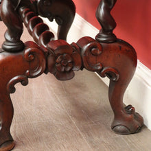 Load image into Gallery viewer, x SOLD Antique English Mahogany Hall Table, Side Table, Single Drawer Hall Table, Desk. B10055
