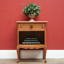 Load image into Gallery viewer, Vintage French Cherrywood Bedside Tables, Lamp Table or Side Wine Table B11091
