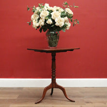 Load image into Gallery viewer, x SOLD Antique English Mahogany Writing or Reading Table, Tilt Top Wine Or Lamp Table B11247
