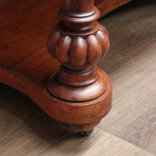 Load image into Gallery viewer, x SOLD Antique English Dressing Table, Walnut and Burr Walnut Mirror Back Dresser. B11160
