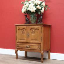 Load image into Gallery viewer, x SOLD Vintage French Sideboard, Hall Cupboard, 2 Door, Single Drawer, Bedside Cabinet B10515
