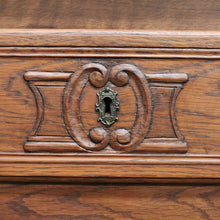Load image into Gallery viewer, x SOLD Antique French Chest of Drawers, 3 Drawer Hall Table, Hall Cabinet Large Bedside B10296
