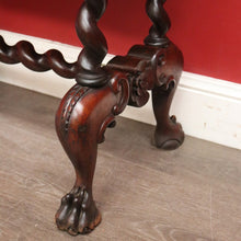 Load image into Gallery viewer, x SOLD Antique English Mahogany Hall Table, Side Table, Single Drawer Hall Table, Desk. B10055
