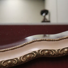 Load image into Gallery viewer, x SOLD Vintage Italian Mirror, Cream and Gilt Trim Wall Mirror, Bevelled Edge Mirror B11053
