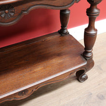 Load image into Gallery viewer, x SOLD Vintage French Oak Drop/Fall Front Kneading Trough Hallway Table Cabinet Stand B10703
