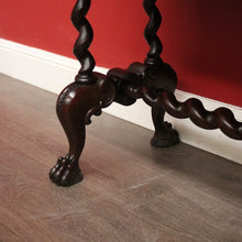 Load image into Gallery viewer, x SOLD Antique English Mahogany Hall Table, Side Table, Single Drawer Hall Table, Desk. B10055
