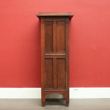 Load image into Gallery viewer, x SOLD Antique French Jardinière Stand, Oak Pedestal Plant Stand, Statue Holder Stand. B10349
