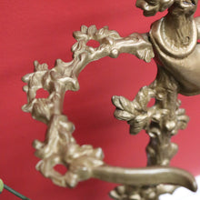 Load image into Gallery viewer, x SOLD Antique Brass Umbrella Holder Stand, Farm House Umbrella Holder Dog and Horn B10502
