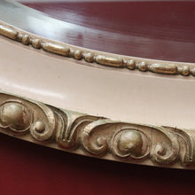 Load image into Gallery viewer, x SOLD Vintage Italian Mirror, Cream and Gilt Trim Wall Mirror, Bevelled Edge Mirror B11053
