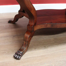Load image into Gallery viewer, x SOLD Antique English Centre Table, Large Lamp or Side Table, Cushion Drawer Desk B10740
