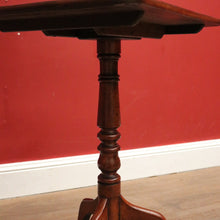 Load image into Gallery viewer, x SOLD Antique English Mahogany Writing or Reading Table, Tilt Top Wine Or Lamp Table B11247
