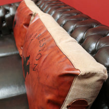 Load image into Gallery viewer, x SOLD Vintage Charleston Polo Cushions, Lounge Cushion, Pillows, Leather and Cushions B11208
