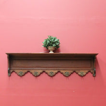 Load image into Gallery viewer, Antique French Coat Rack, Coat and Scarf Rack Umbrella Holder Oak Brass Hat Rack B10763
