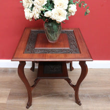 Load image into Gallery viewer, Antique English Mahogany 2 Tier Wine Table, Lamp Table, Occasional Table B10985
