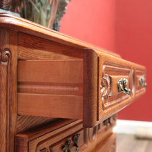 Load image into Gallery viewer, x SOLD French Chest of Drawers, Vintage French Oak 3 Drawer Chest Hall Cabinet Cupboard B10933
