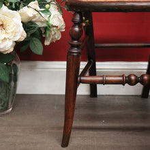 Load image into Gallery viewer, x SOLD 6 English Beech and Cane Chairs, Antique Dining or Kitchen Chairs Cane Seats. B10403
