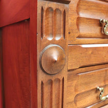 Load image into Gallery viewer, x SOLD Antique French Walnut 4 Drawer Marble Top Bedroom Hallway Chest of Drawers B10705
