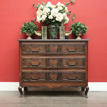 Load image into Gallery viewer, x SOLD Vintage French Chest of Drawers, 3 Drawer Hall Cupboard Cabinet Chest of Drawers. B10194
