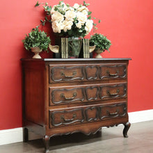 Load image into Gallery viewer, x SOLD Vintage French Chest of Drawers, 3 Drawer Hall Cupboard Cabinet Chest of Drawers. B10194
