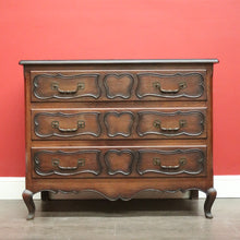 Load image into Gallery viewer, x SOLD Vintage French Chest of Drawers, 3 Drawer Hall Cupboard Cabinet Chest of Drawers. B10194
