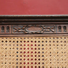 Load image into Gallery viewer, x SOLD Set of Four Antique French Oak and Cane Dining or Kitchen Chairs or Hall Chairs. B11260
