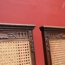 Load image into Gallery viewer, x SOLD Set of Four Antique French Oak and Cane Dining or Kitchen Chairs or Hall Chairs. B11260
