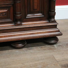 Load image into Gallery viewer, x SOLD Antique French Sideboard, Walnut Bookcase, China Cabinet, 2 Height Hall Cupboard B10860
