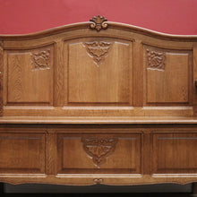 Load image into Gallery viewer, x SOLD Vintage French Hall Settle, Entry Foyer Chair or Bench, Lift Lid Blanket Box B10588
